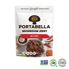 Hot & Spicy Portabella Jerky, 12 Bags/1 Case